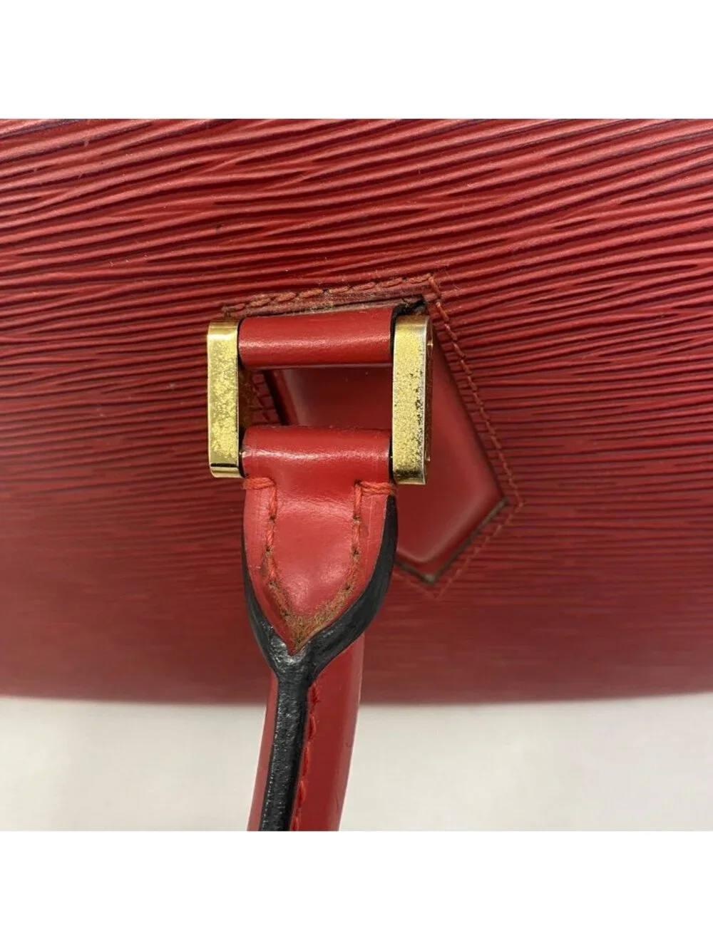 Louis Vuitton Epi Jasmine Castilian Red Handbag